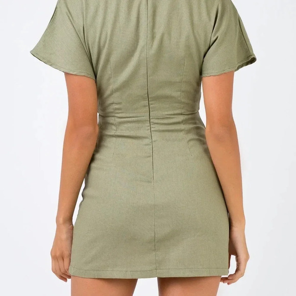 New Princess Polly‎ Tie Front Mini Dress - Picture 6 of 6